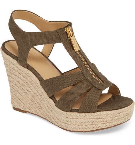 michael kors berkley heels|michael kors berkley wedges.